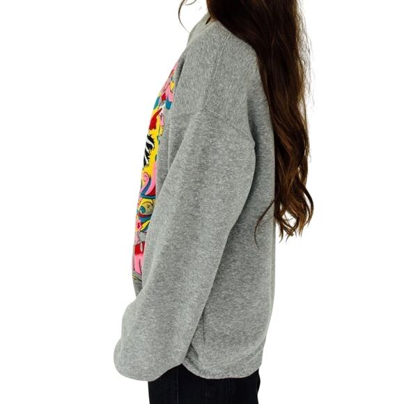 DAYDREAMER Elton John Rocket Man BF Crew Neck Sweatshirt, New with Tag $136 - Picture 10 of 14